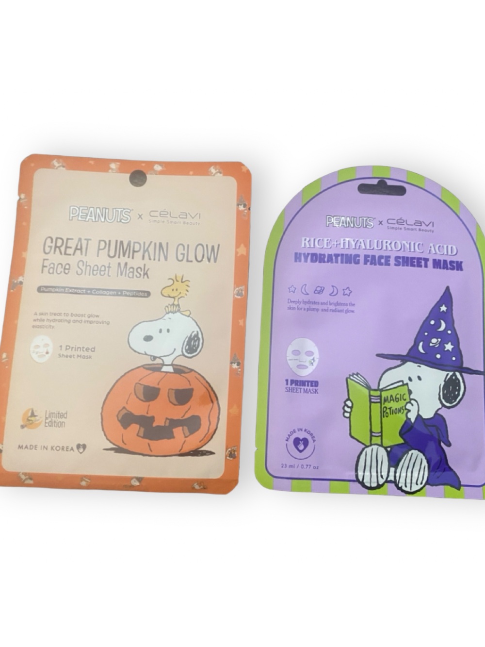 Peanuts Face Sheet Mask Duo - 2pcs - Picture 4 of 4